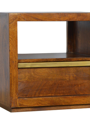 Gold Bar Chestnut Bedside