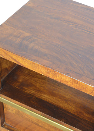 Gold Bar Chestnut Bedside