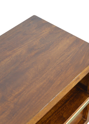 Gold Bar Chestnut TV Unit