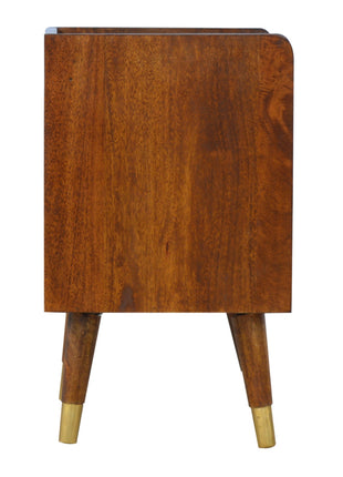 Manila Gold One Drawer Bedside