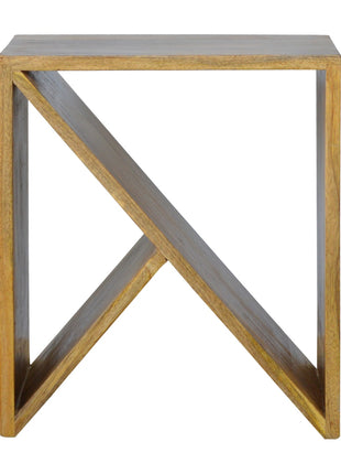 Geometric Library Side Table