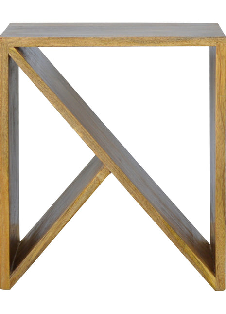 Geometric Library Side Table