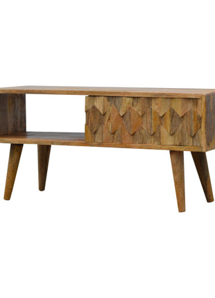 Pineapple Carve Sliding Media Unit