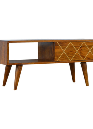 Sliding Brass Inlay Media Unit