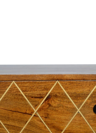 Sliding Brass Inlay Media Unit