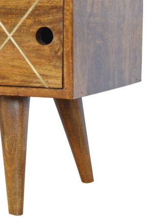 Sliding Brass Inlay Media Unit
