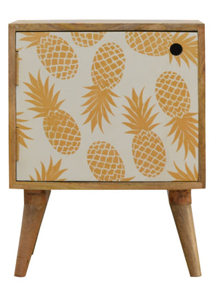 Pineapple Screen Print Bedside