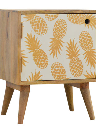 Pineapple Screen Print Bedside