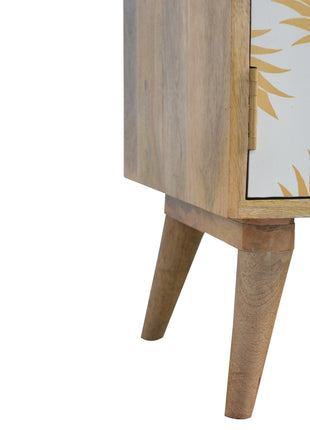 Pineapple Screen Print Bedside