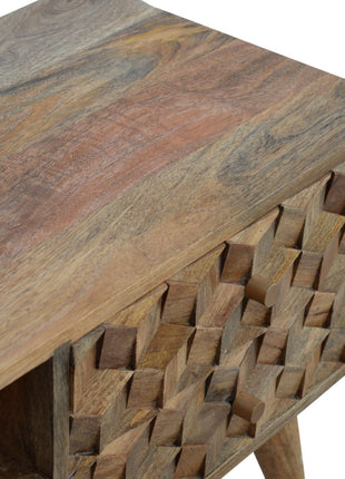 Cube Carved Media Unit