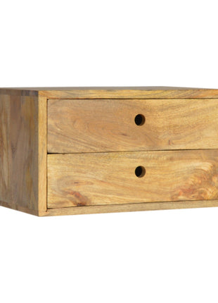 Oak-ish Wall Mounted Bedside