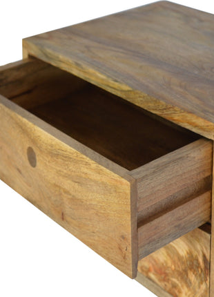Oak-ish Wall Mounted Bedside