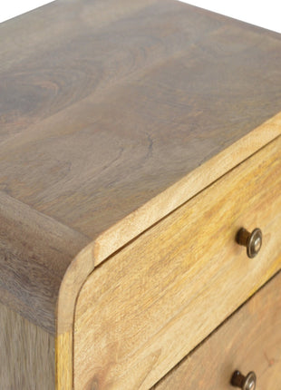 Oak-ish 2 Drawer Floating Bedside