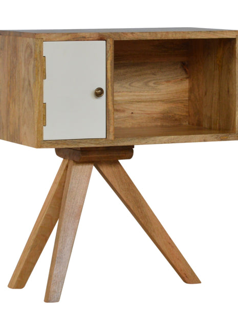 Solid Wood Tripod Bedside