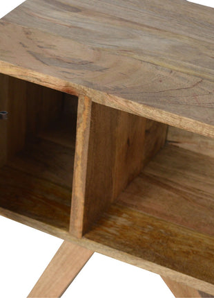 Solid Wood Tripod Bedside