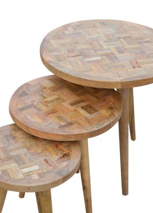 Taburetes nido de patchwork
