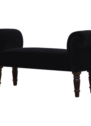 Black Velvet Bench