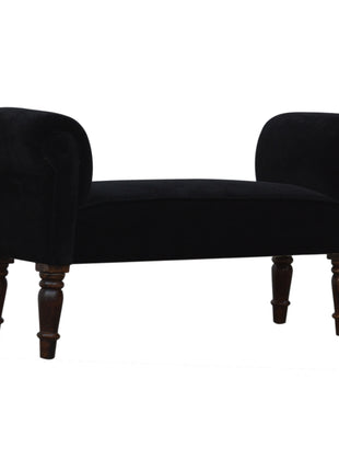 Black Velvet Bench