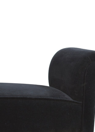 Black Velvet Bench