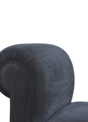 Black Velvet Bench