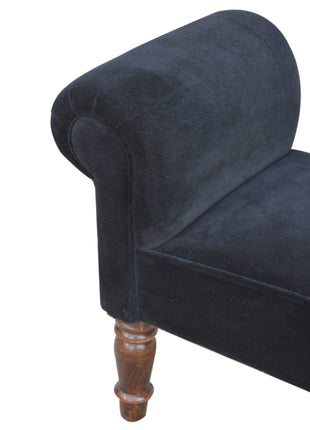Black Velvet Bench