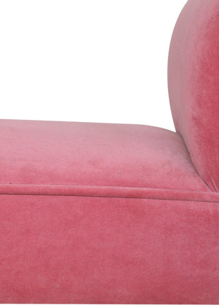 Pink Velvet Bench