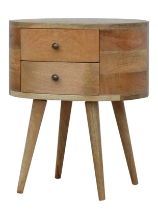 Rounded Bedside Table