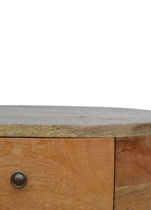 Rounded Bedside Table