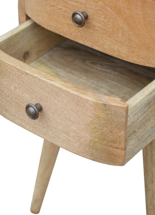 Rounded Bedside Table