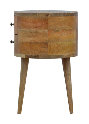 Rounded Bedside Table