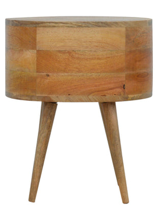 Rounded Bedside Table