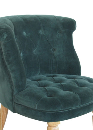 Emerald Velvet Accent Chair