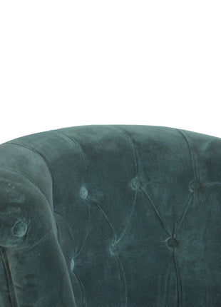 Emerald Velvet Accent Chair
