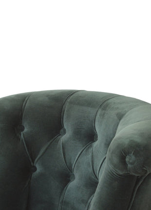 Emerald Velvet Accent Chair