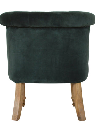 Emerald Velvet Accent Chair