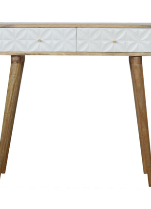 Daisy Carved Console Table