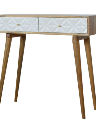 Daisy Carved Console Table