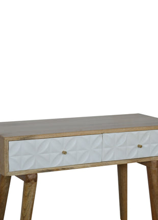 Daisy Carved Console Table