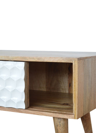 Honeycomb Carved Coffee Table