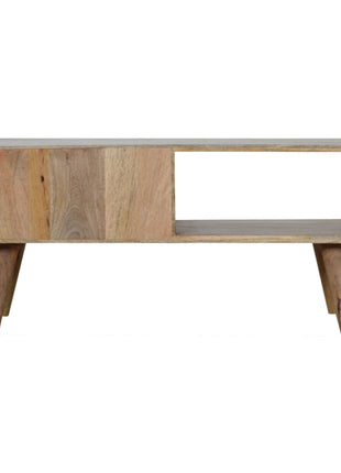 Honeycomb Carved Coffee Table