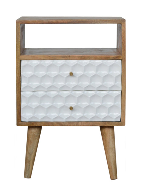Honeycomb Open Slot Bedside